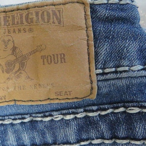 True Religion Faded Blue Skinny Jeans Size‎ 27 - Picture 5 of 5